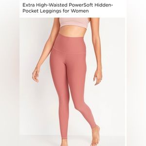 Extra high waisted powersoft hidden pocket leggings